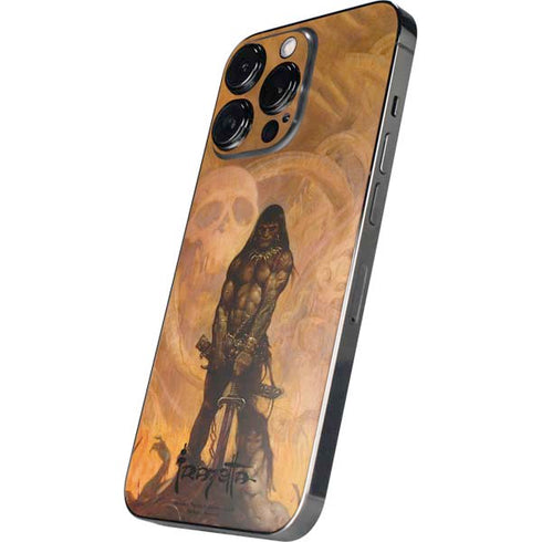 Barbarian by Frazetta iPhone 16 Pro Skin